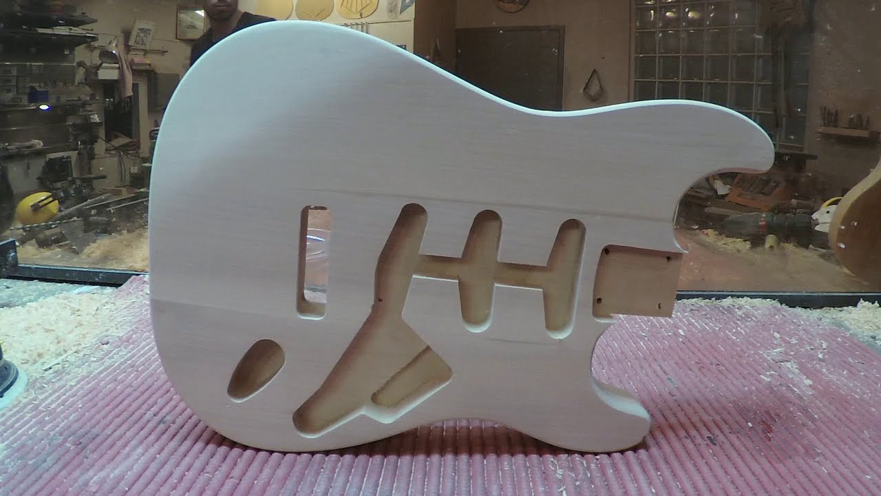 Lutherie Courtois - #01 - Fabrication d'un body Stratocaster