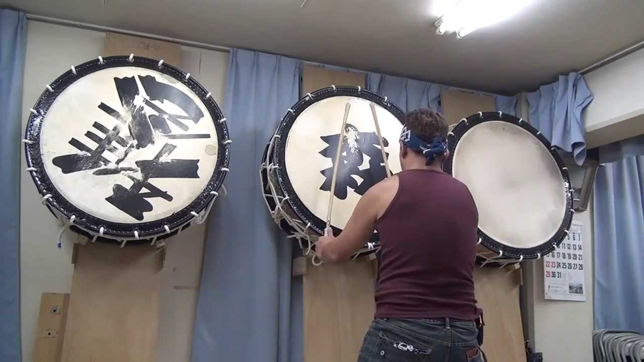 20131216二木組 ねぶた囃子太鼓練習