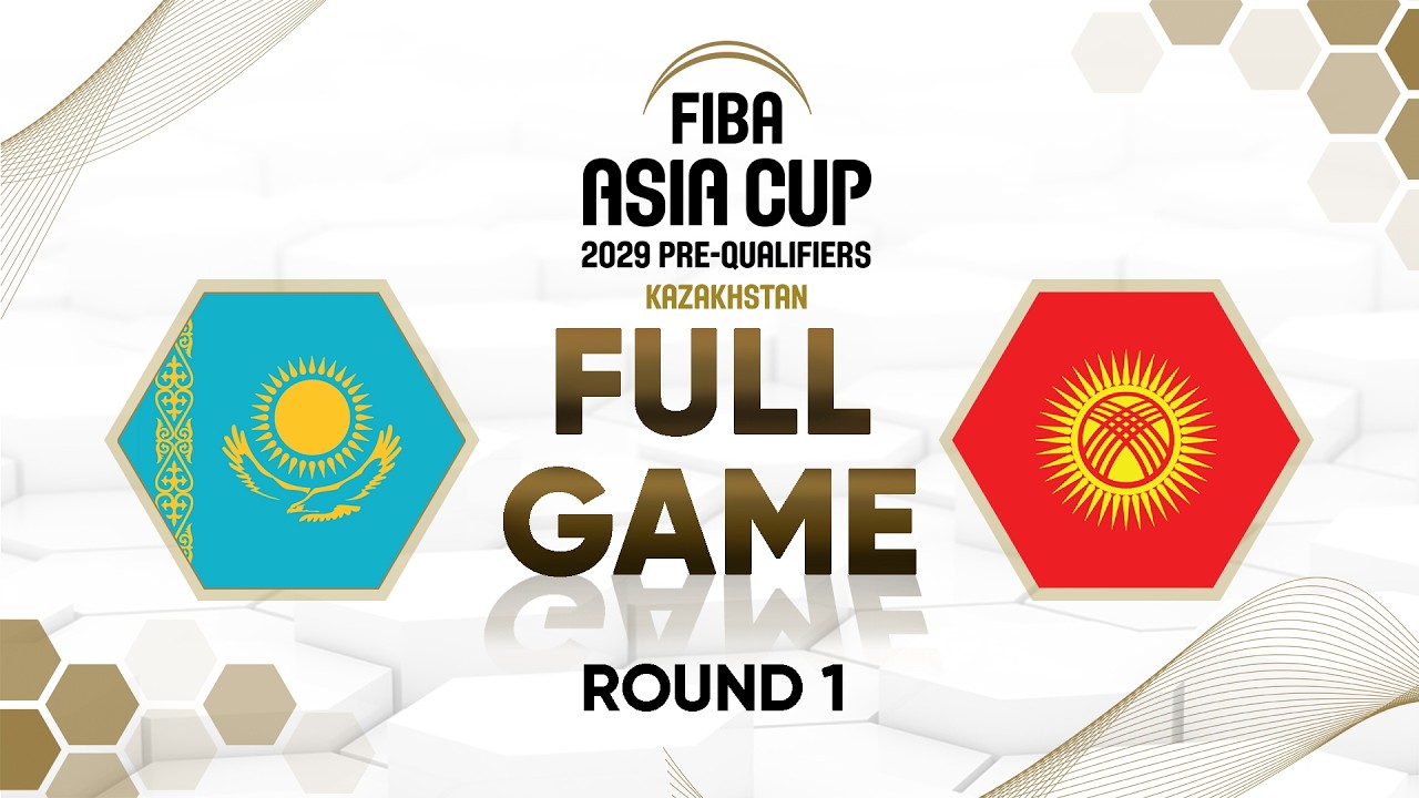 First Round | Kazakhstan v Kyrgyzstan | Full Basketball Game | FIBA Asia Cup 2029 Pre-Qualifiers