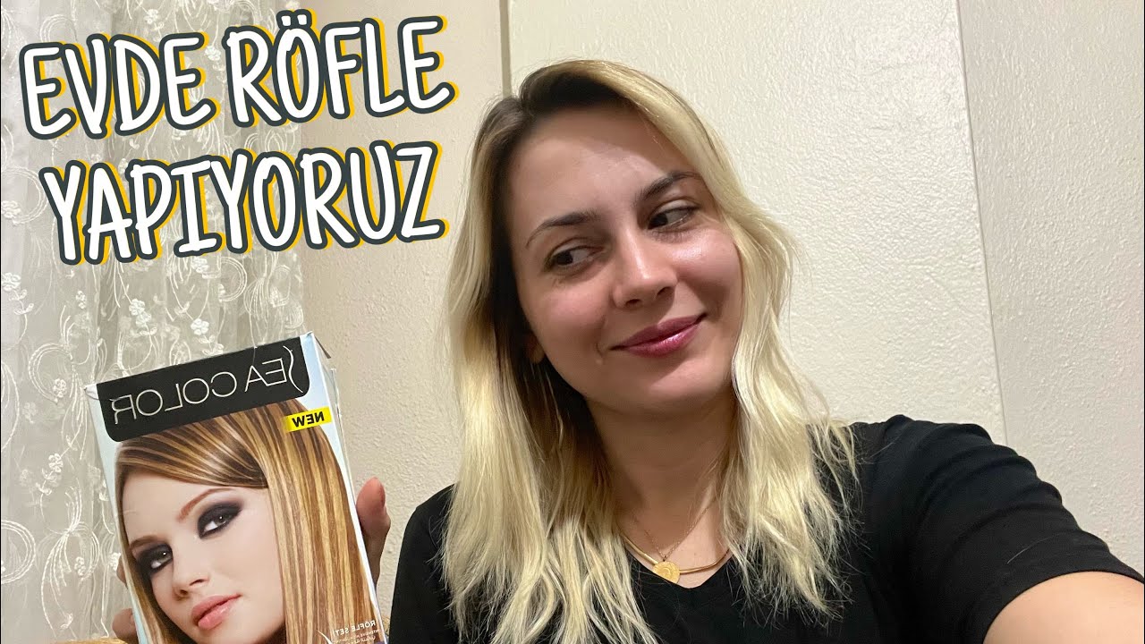 EVDE RÖFLE YAPTIM 💇🏼‍♀️| SEACOLOR RÖFLE SETİNİ DENİYORUZ 💛|