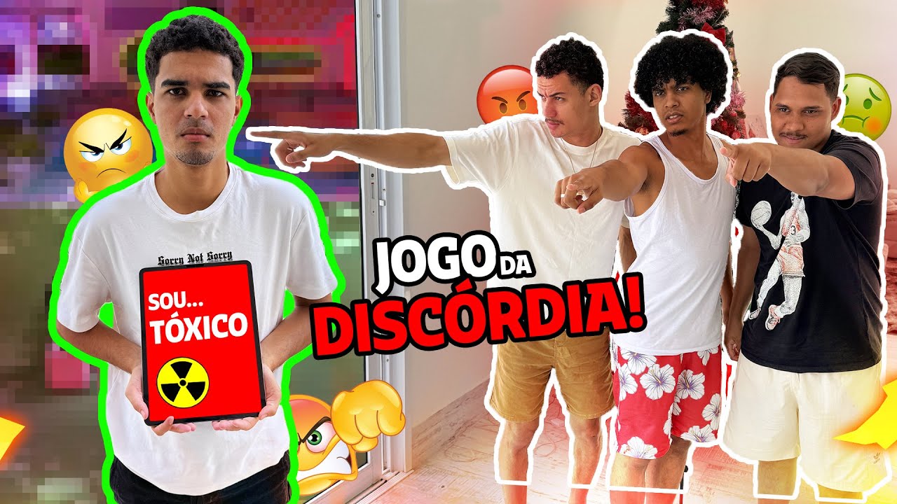 JOGO da DISCÓRDIA na CASA BRAWL! 😳 *eles pararam de se falar!* 😨