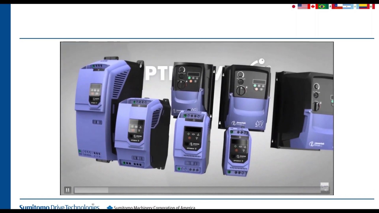 Webinar: Nueva línea de variadores Invertek y sus aplicaciones | Sumitomo Mexico