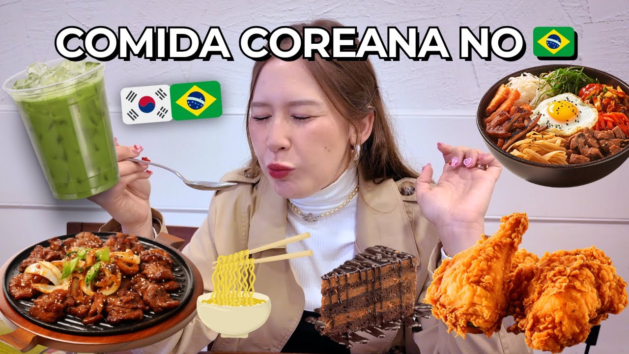 24h COMENDO SÓ COMIDA COREANA no BRASIL! 🇧🇷🇰🇷 Tour no Bom Retiro