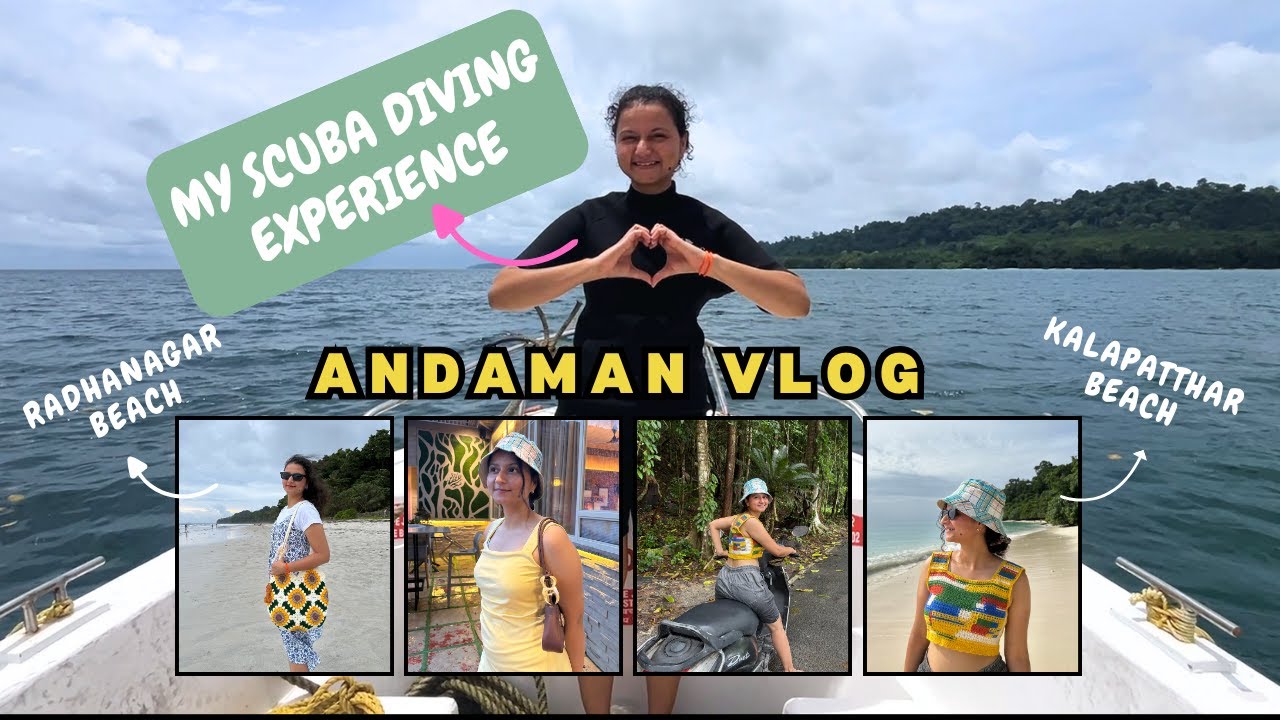 ANDAMAN VLOG | DID SCUBA DIVING IN HAVELOCK ISLAND | @therainbowgirlvlogs