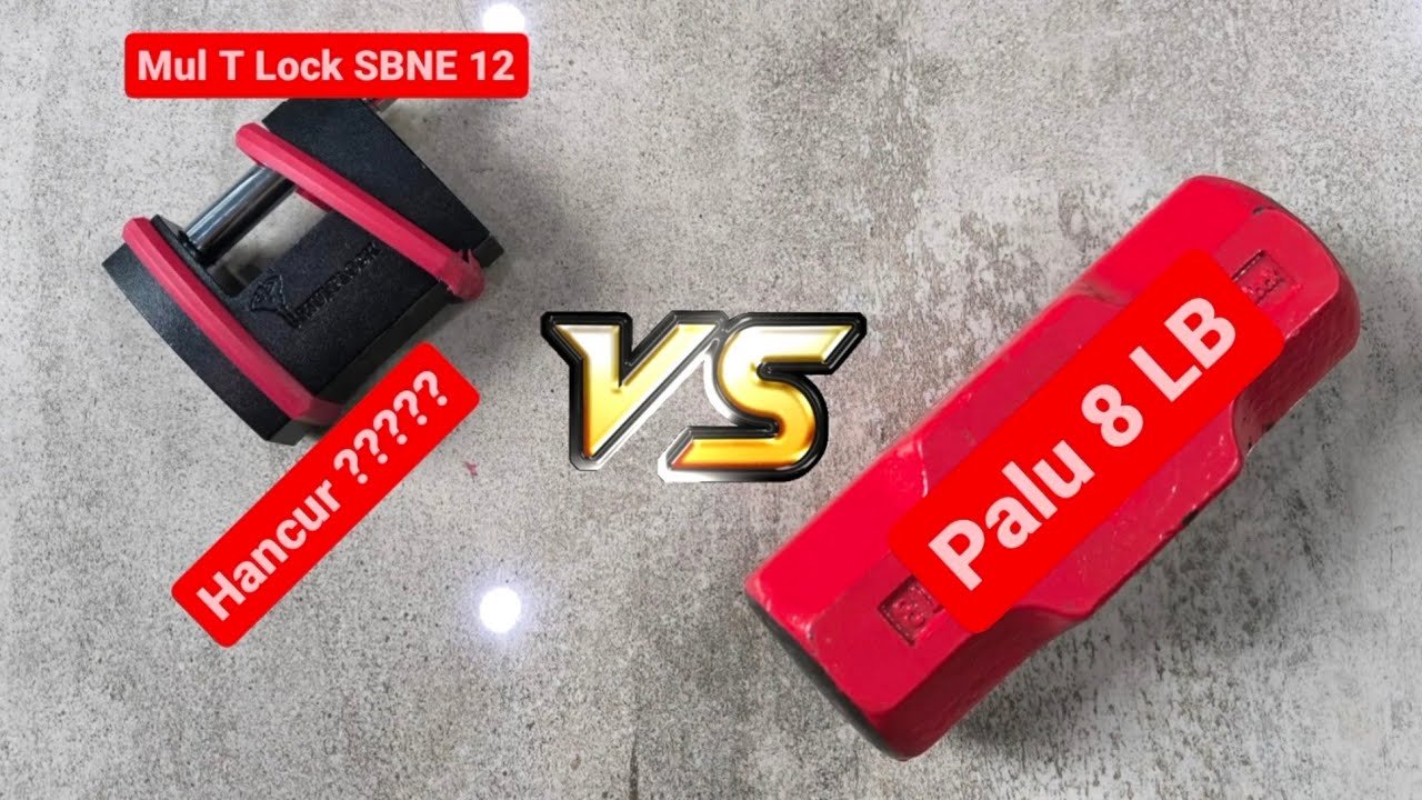 Mul-T-Lock SBNE 12 Padlock VS Hammer (@lockpickinglawyer @McNallyOfficial )