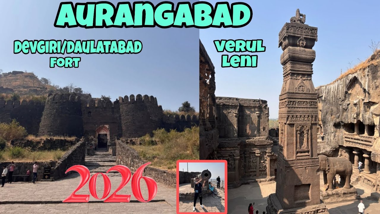 AURANGABAD DEVGIRI FORT &VERUL LENI EXPLORE @LuyeshMedha 