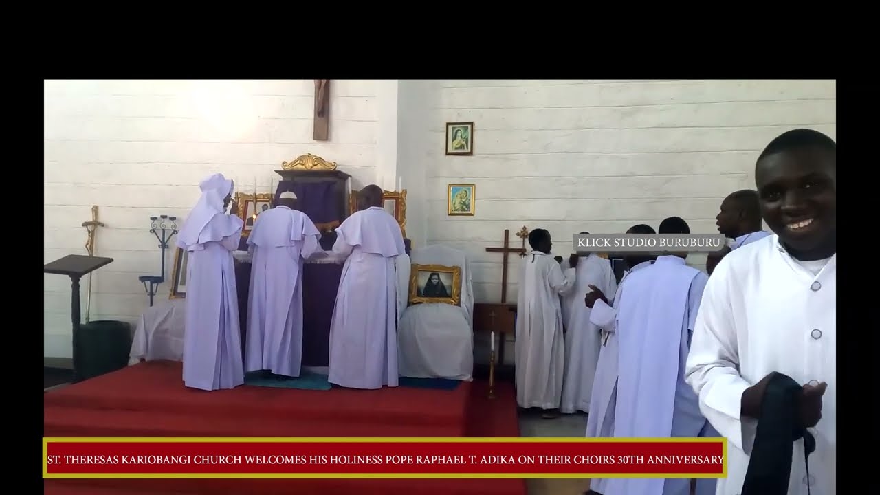 Legion Maria-ST. THERESAS KARIOBANGI WELCOMES HIS HOLINESS POPE RAPHAEL T  ADIKA @LegionMaria1980