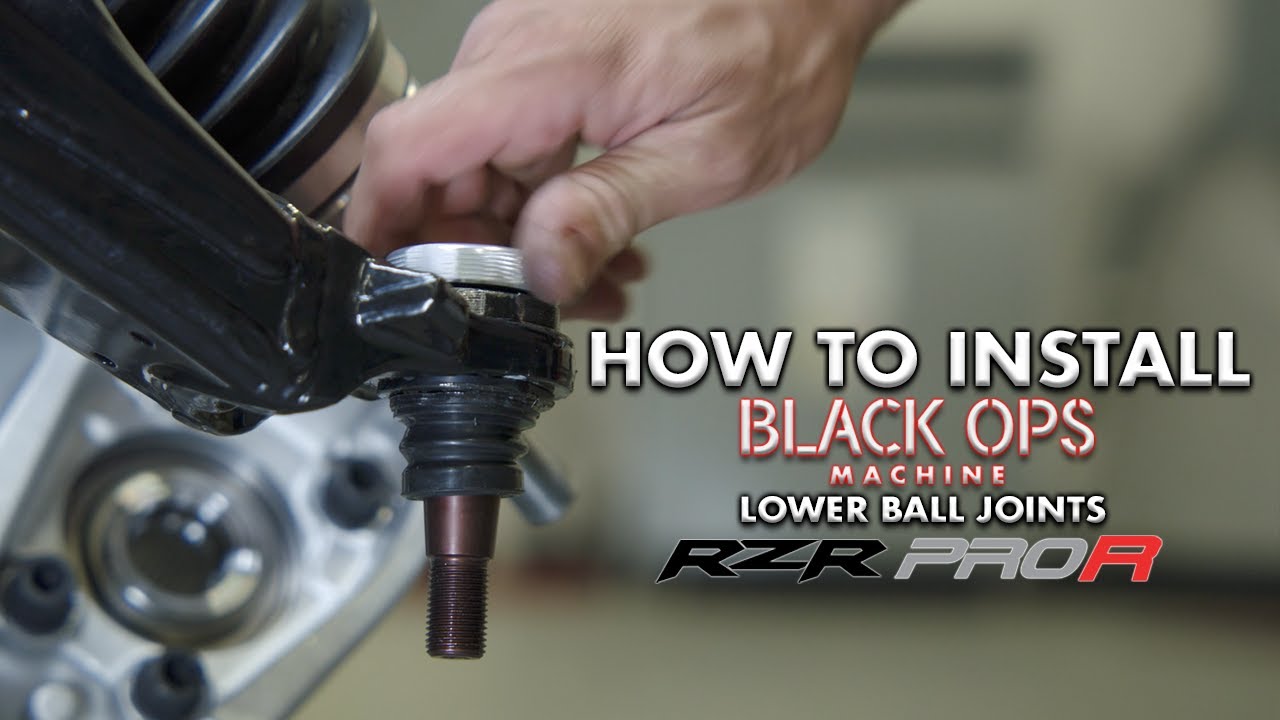 How to Install | BOM Lower Ball Joints | Polaris RZR Pro R