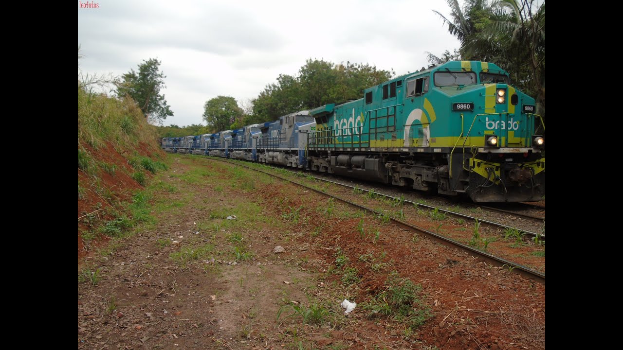 7 locomotivas GE AC 44i é muita potencia sendo 3 delas 0 km