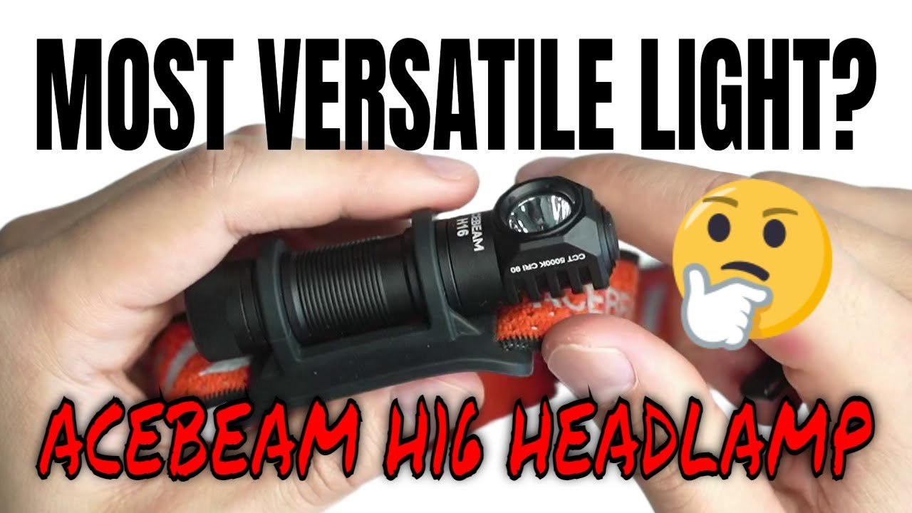Acebeam H16: самый удобный двойной налобный фонарь/фонарик, который вы когда-либо использовали!