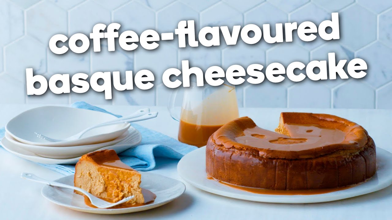 How to make a Basque cheesecake - coffee flavour!