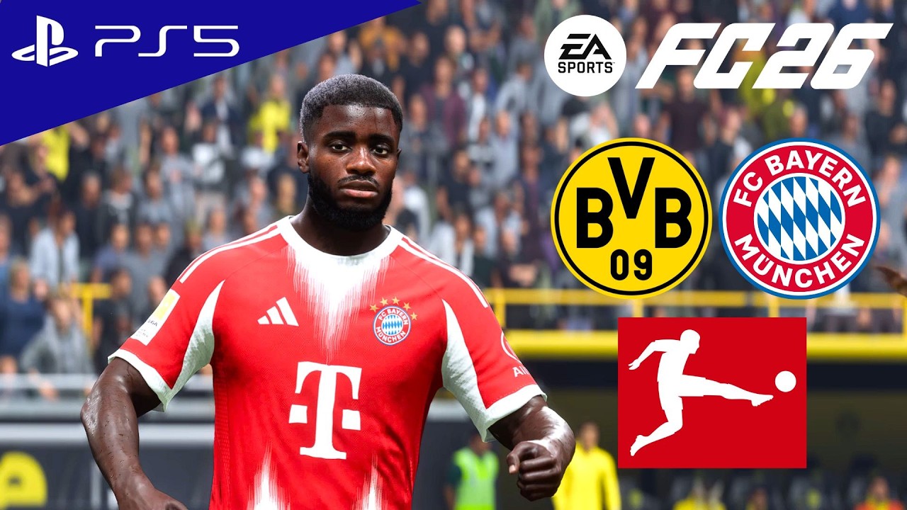 FC 26 - Borussia Dortmund vs. Bayern München - Bundesliga 25/26 Full Match | PS5 [4K60 FPS]