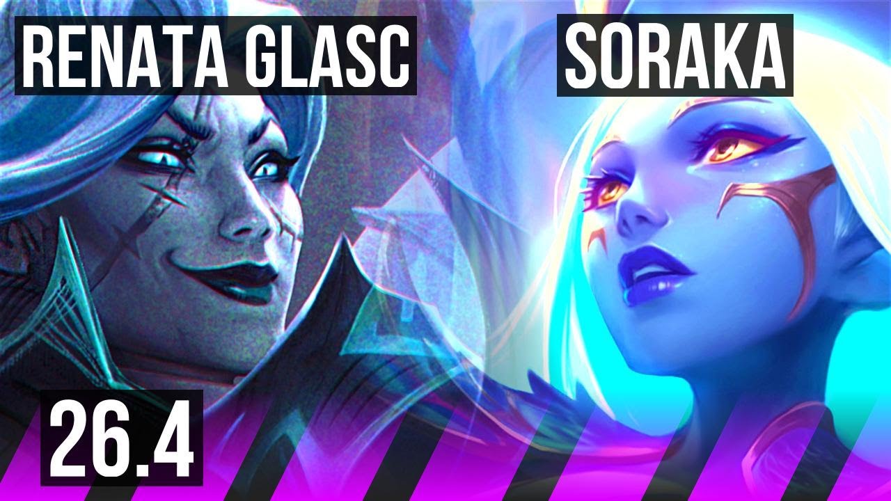 RENATA GLASC & Tristana vs SORAKA & Jinx (SUP) | NA Master | 26.4