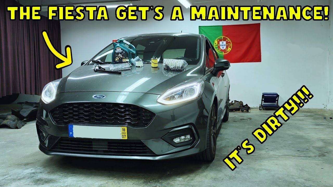 Changing The Oil And All The Filters On My 2018 FORD FIESTA MK8