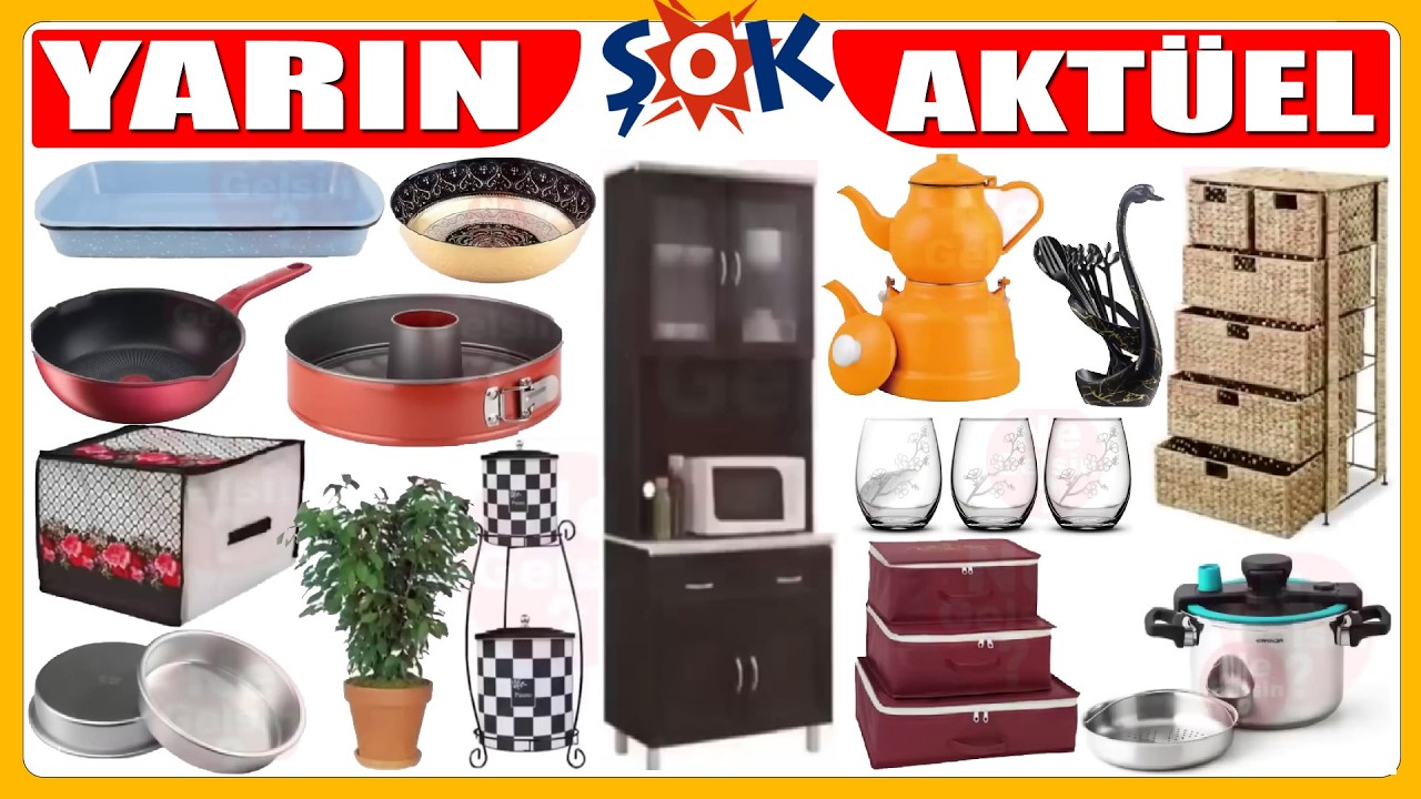 ŞOK 19 MART 2026 | TEZGAHLI DOLAP | ŞOK EMAYE ÇAYDANLIK TAKIMI | ŞOK BAHARLIK AKTÜEL | ŞOK BU HAFTA
