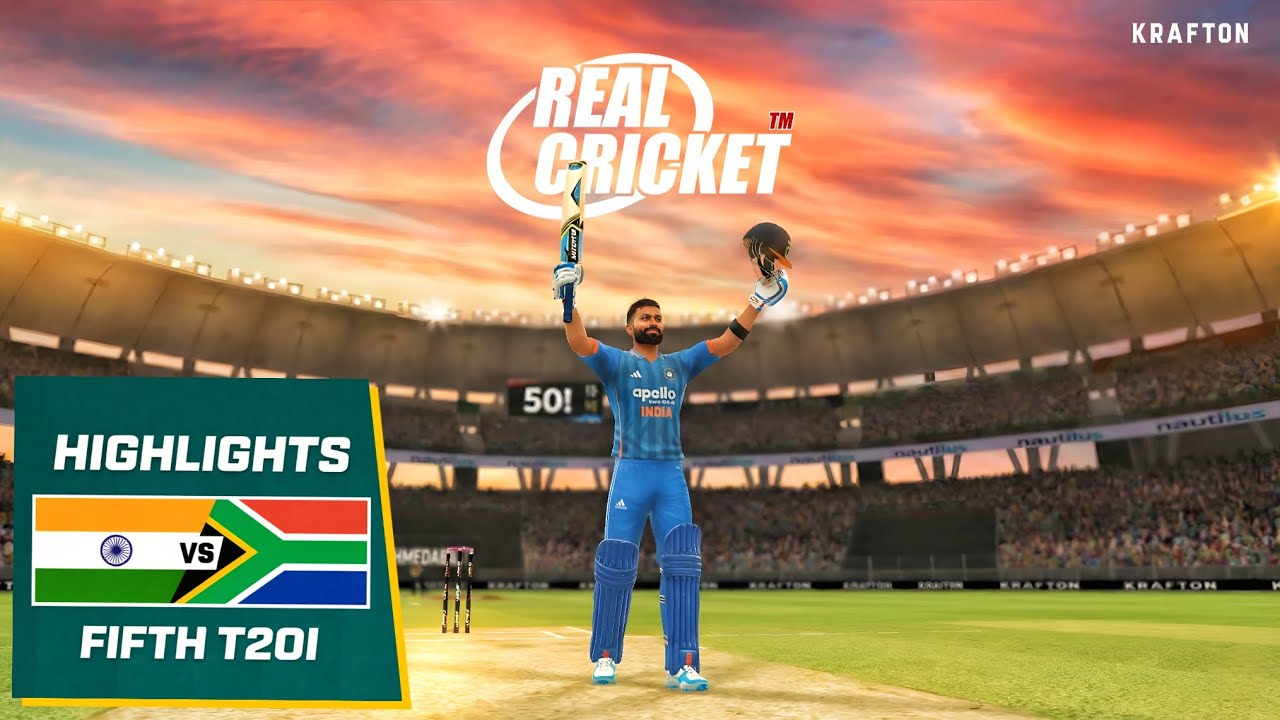 Real Cricket™ | IND vs SA | 5th T20I | Enhanced Graphics ✨