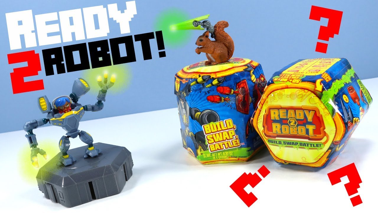 Обзор коллекции Ready 2 Robot Series 1 Build Swap Battle & Slime 2018