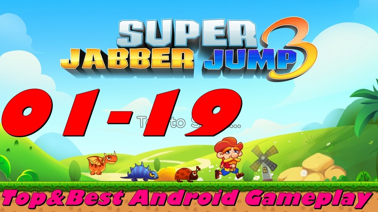 Super Jabber Jump 3 [World 01 -19] Android Gameplay