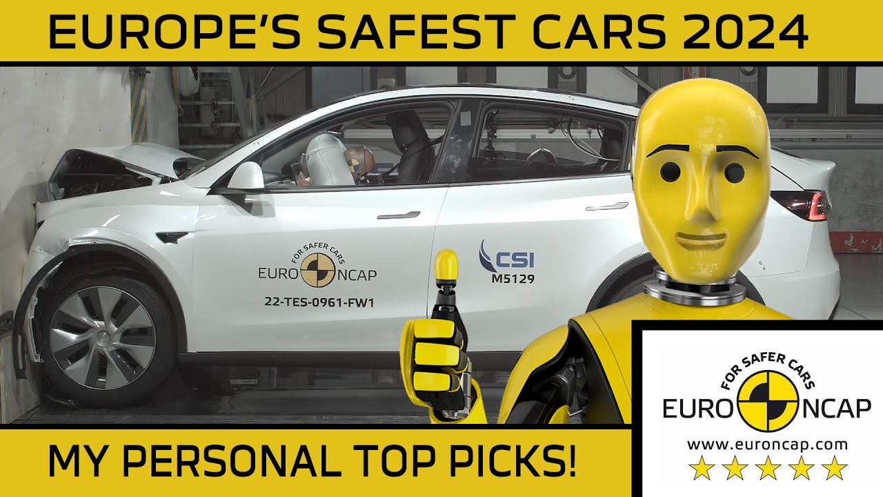 Краш-тесты Euro NCAP 2024 | 10 самых безопасных автомобилей | Лучшие 5-звездочные автомобили по б...