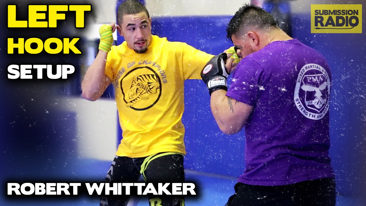 Robert Whittaker's Signature Front Kick into Popping Left Hook