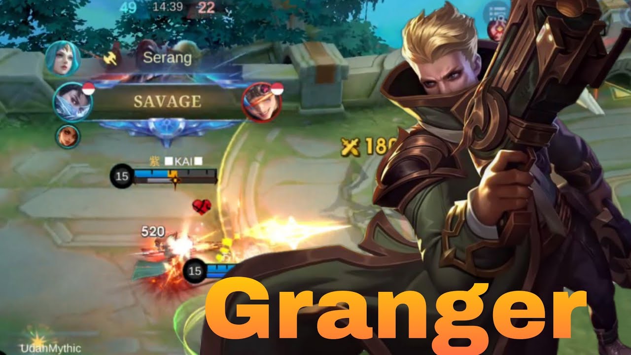 In match!! Granger SAVAGE Gameplay Rank Mlbb