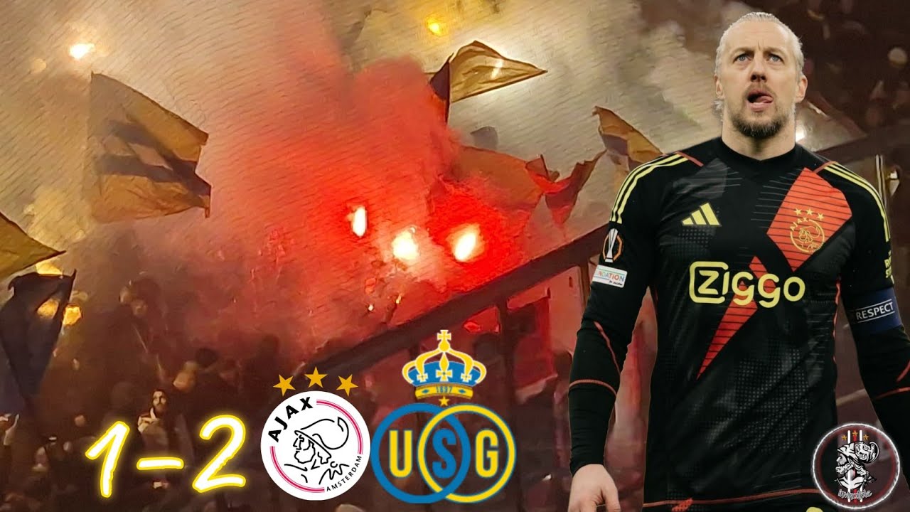 AFC AJAX 1-2 Union Saint-Gilloise Europa League 20-02-2025 @ Johan Cruijff Arena Amsterdam.