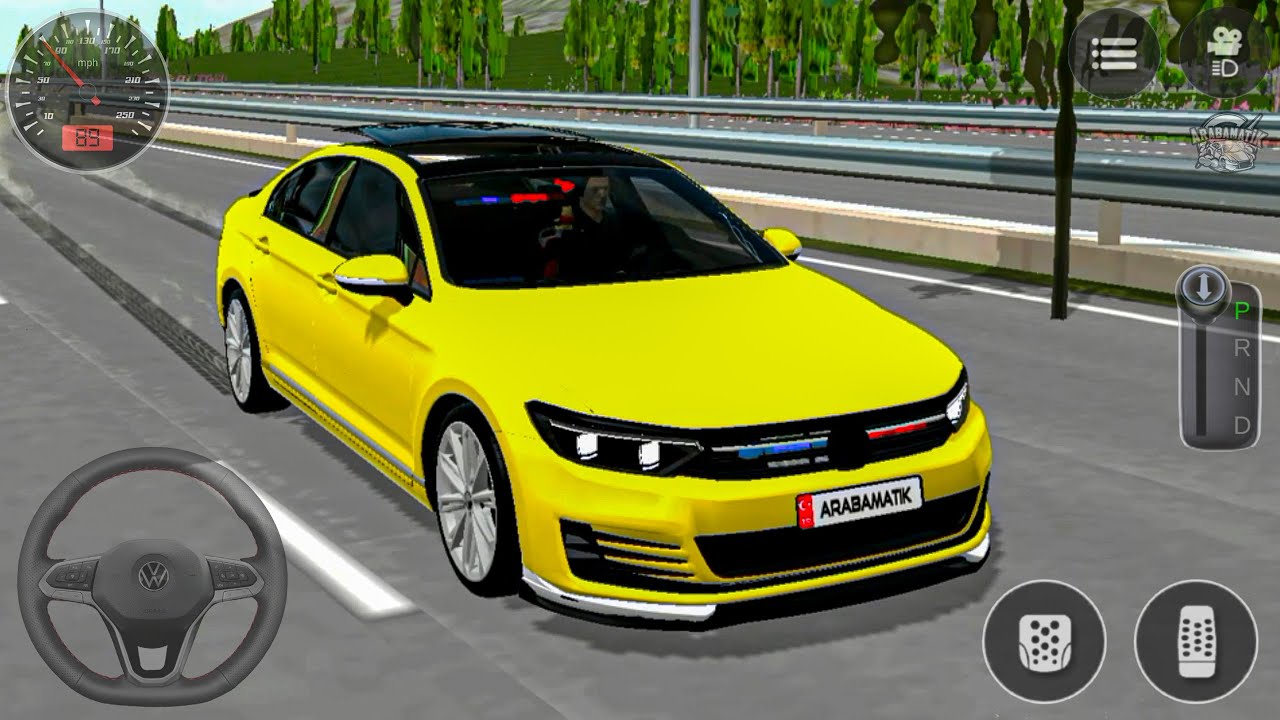 Modifiyeli Passat S&uuml;r&uuml;ş Sim&uuml;lat&ouml;r Oyunu - Pasat City Araba Oyunu - Android GamePlay