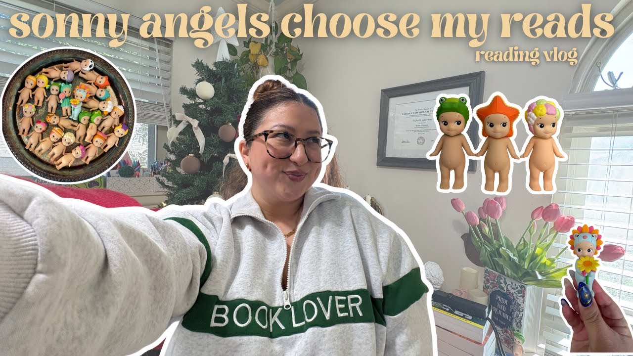 reading vlog 📚💕 | sonny angels choose my reads for the week! 👼🏽