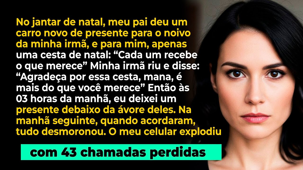 Meu pai deu um carro para o noivo da minha irmã. Eu recebi uma cesta de natal - Sumi às 3 da manhã