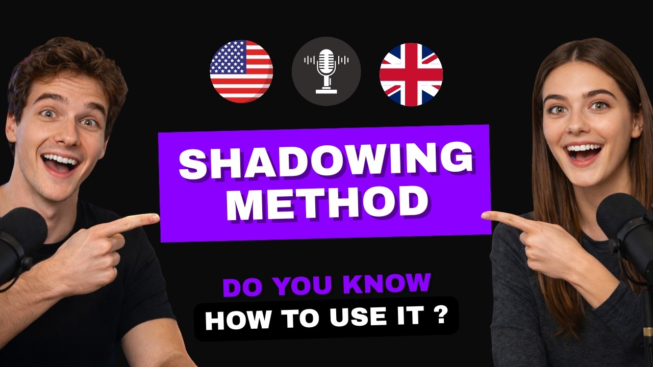 The Shadowing Method Hack to Sound Like a Native Speaker Fast | English Podcast | A2-B1
