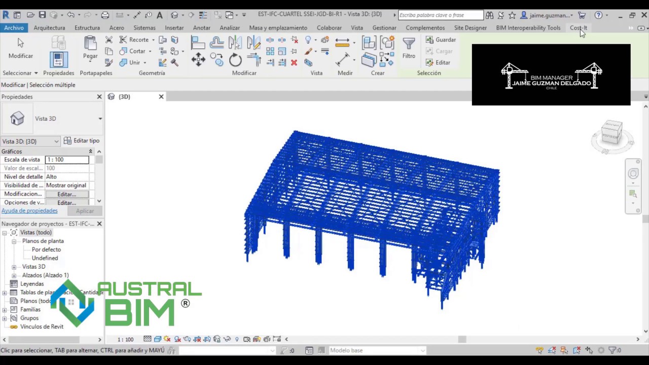 INTEROPERABILIDAD BIM (BUILDING INFORMATION MODELING) Jaime Guzman Delgado El BIM Manager Chile