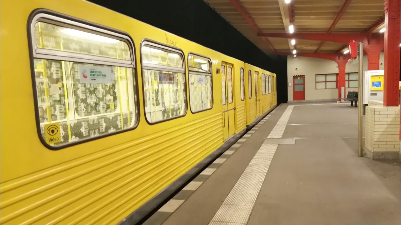 U-Bahn Berlin Mitfahrt von Zoologischer Garten bis Ruhleben in der Gisela auf der U2