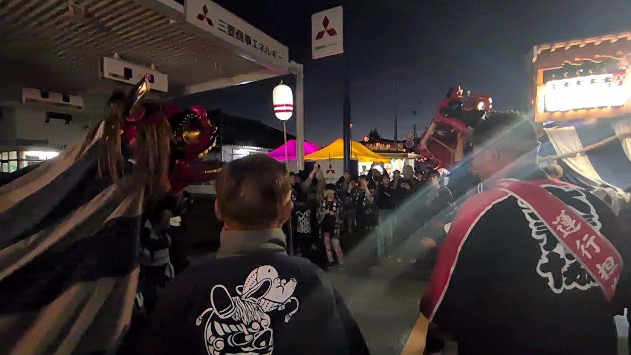 六所神社祭礼(日吉町 吉岡顎合わせ)