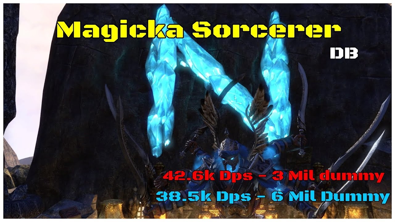 Magicka Sorcerer Non Pet Build (42.6k - 3 Mil, 38.5k - 6 Mil) Dragon Bones