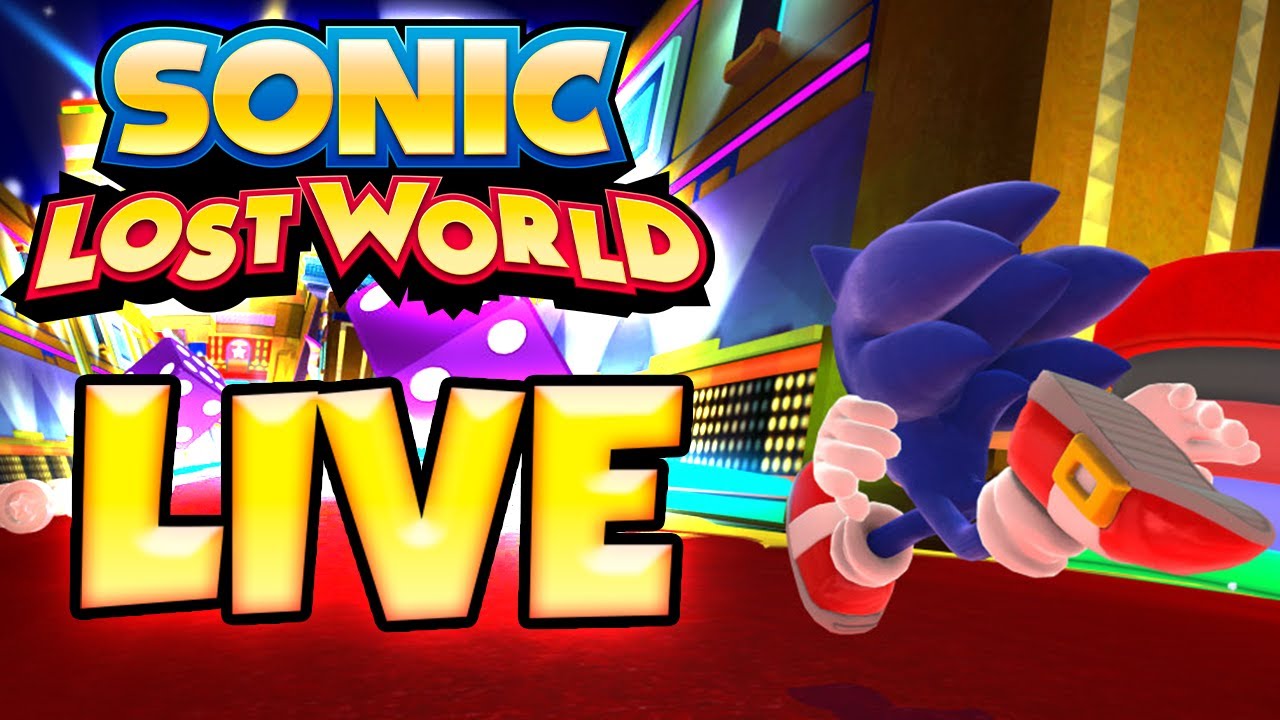 NOT Compleating Sonic Lost World LIVE!