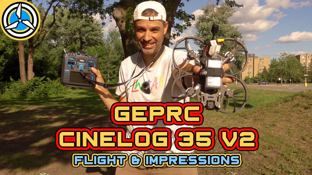 GEPRC Cinelog 35 V2 - First Flight & Impressions
