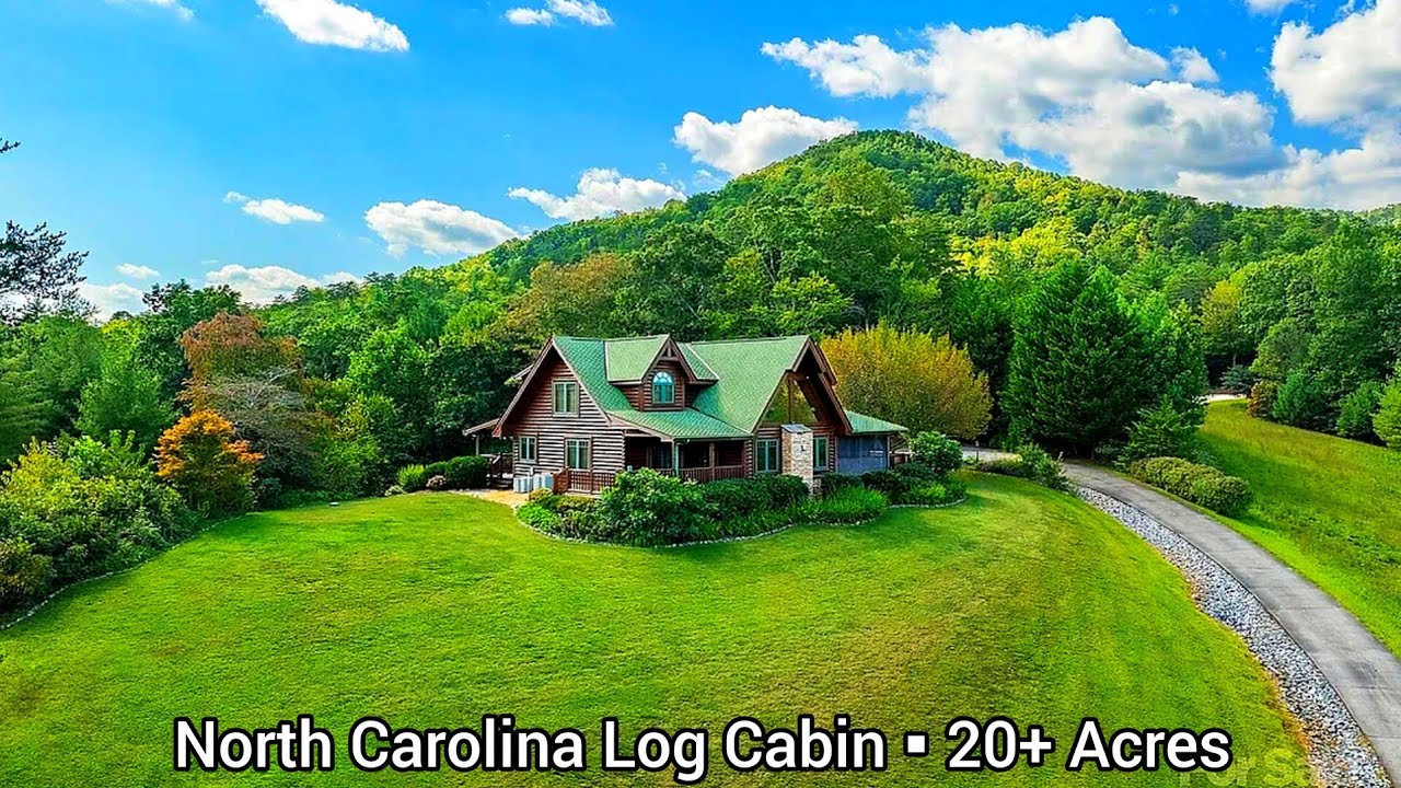 North Carolina Log Cabins For Sale | 20+ Acres | North Carolina Real Estate | Acreage Cabins Creek1