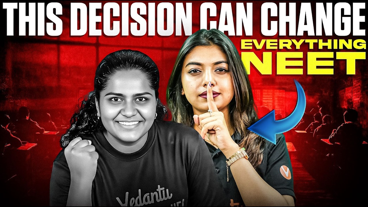This Decision Can Change Everything | Don't Miss!! | NEET | #premilamam #gopikamam | Vedantu