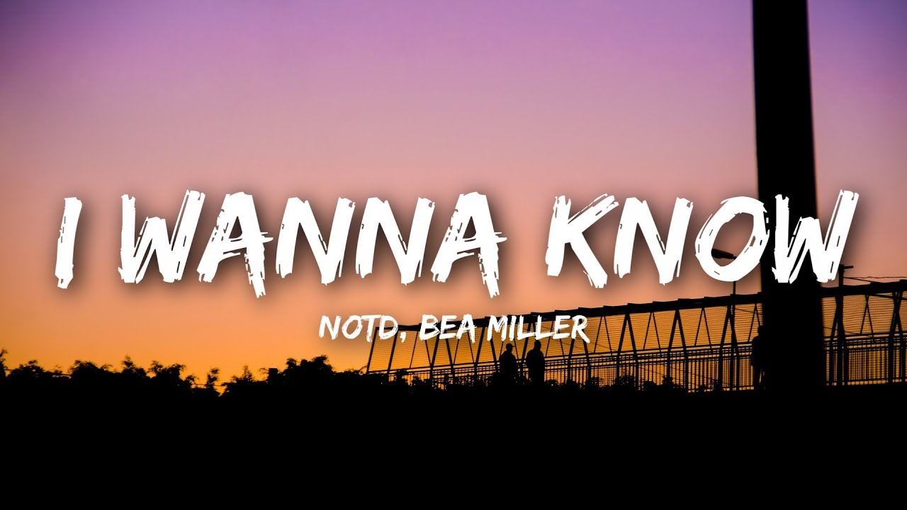 NOTD - I Wanna Know (Lyrics / Lyrics Video) ft. Bea Miller