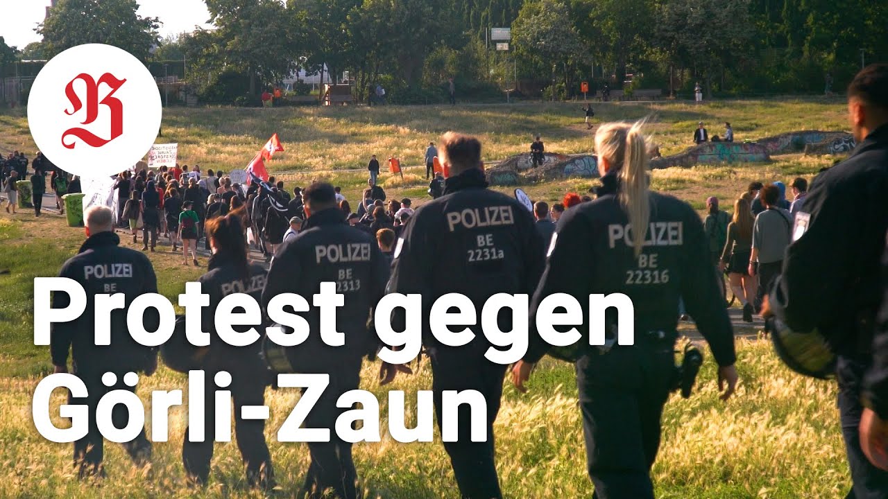 Görlitzer Park: Hunderte demonstrieren gegen nächtliche Schließung und Zaunbau in Berlin