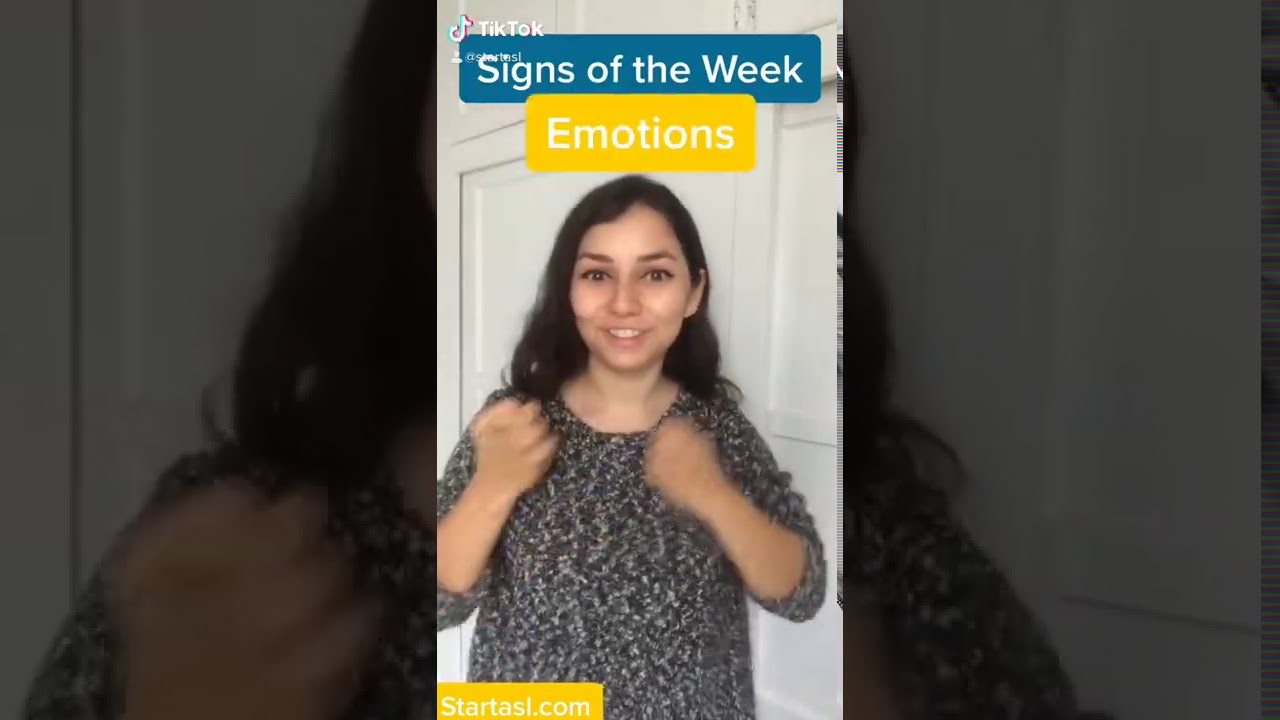 Emotions in American Sign Language (ASL)