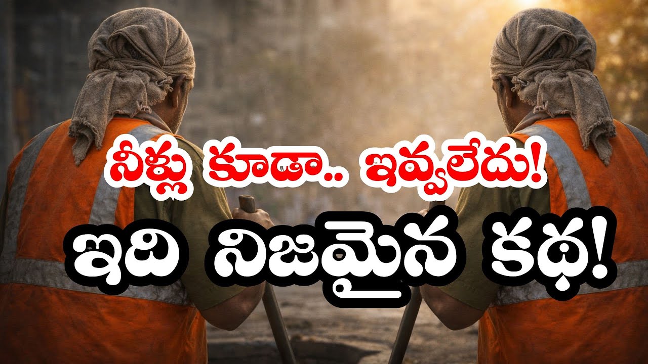 He Didn’t Ask for Money. He Asked for Water 💔 | OneStoryTeluguOfficial | #reallifestory #TrueStory