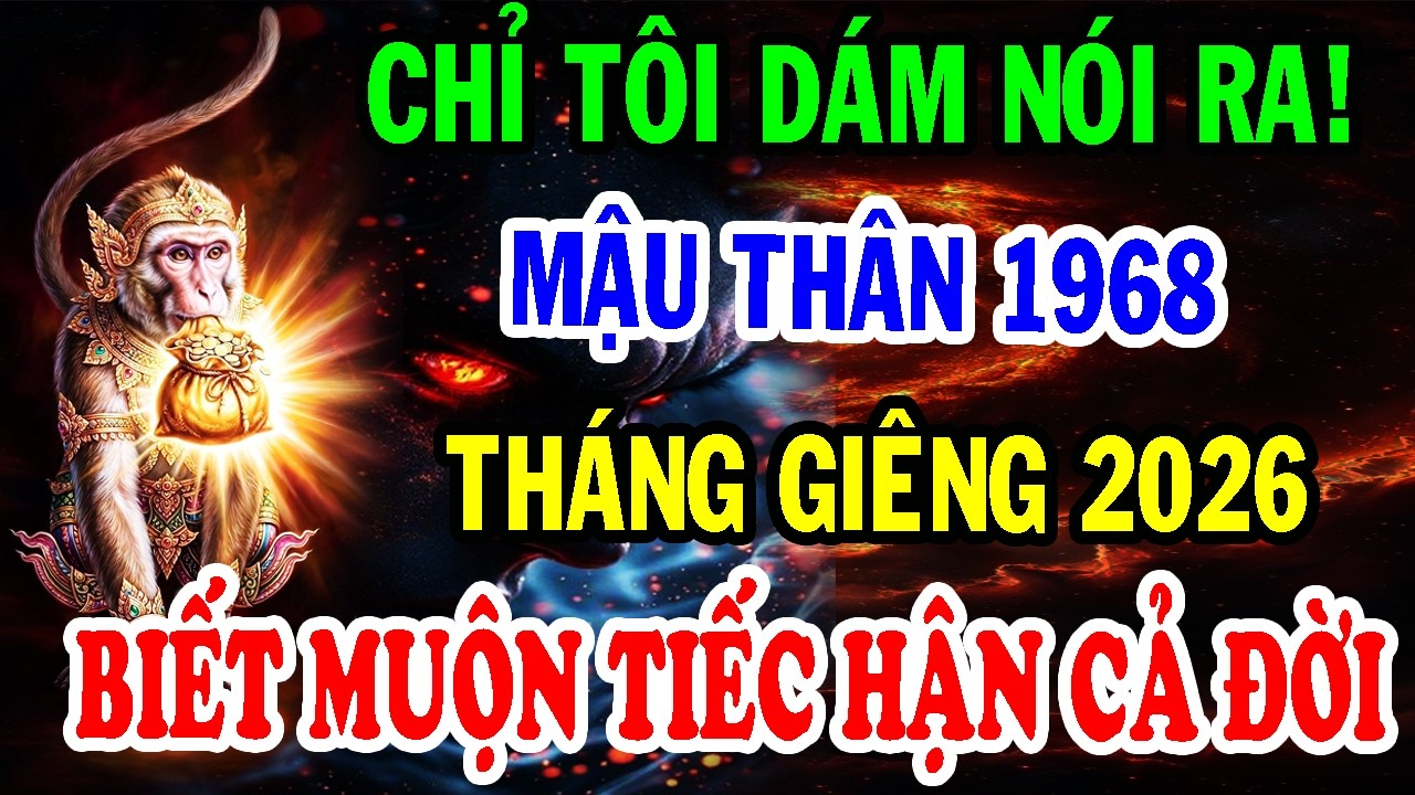 Tin Vui Chấn Động: Mậu Thân 1968 Tháng 1 Âm Bất Ngờ Được Thần Tài Ban Lộc Biết Muộn Nuối Tiếc Cả Đời