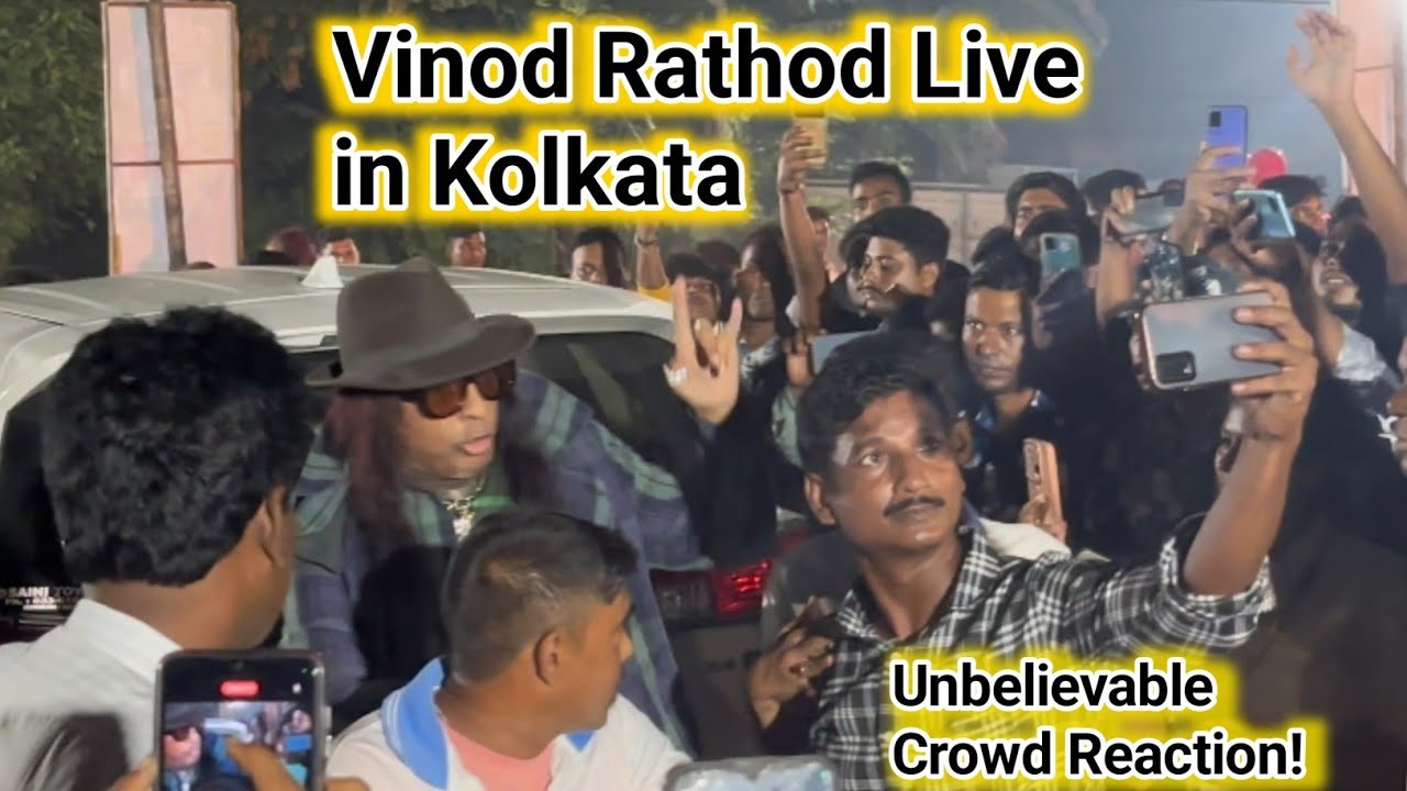 Vinod Rathod Rocks Kolkata | Fans Lost Control 😍🎤