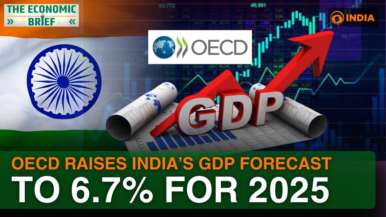 OECD ups India&rsquo;s GDP forecast | 6.7% growth in FY25