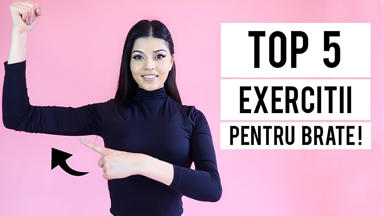 TOP 5 EXERCITII PENTRU BRATE ! [HD]