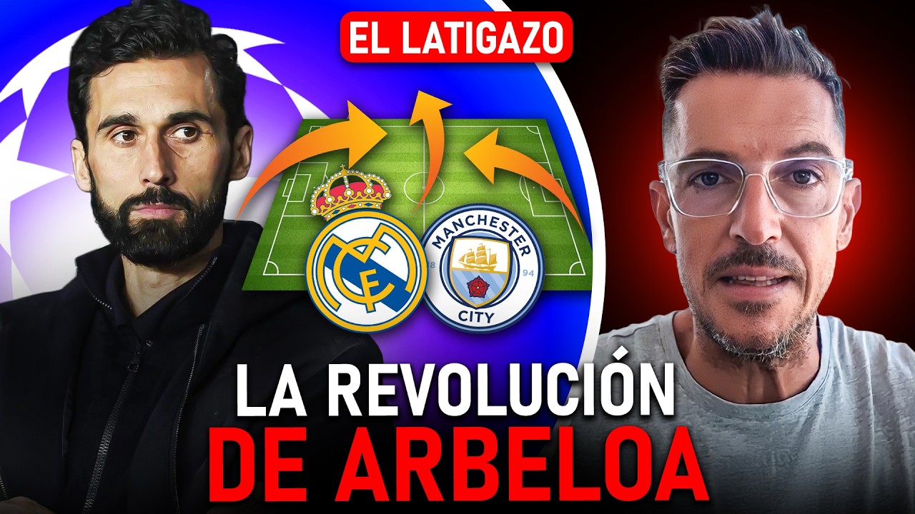 ARBELOA NO TIENE DECIDIDO NI EL ONCE NI EL SISTEMA | REAL MADRID – MANCHESTER CITY
