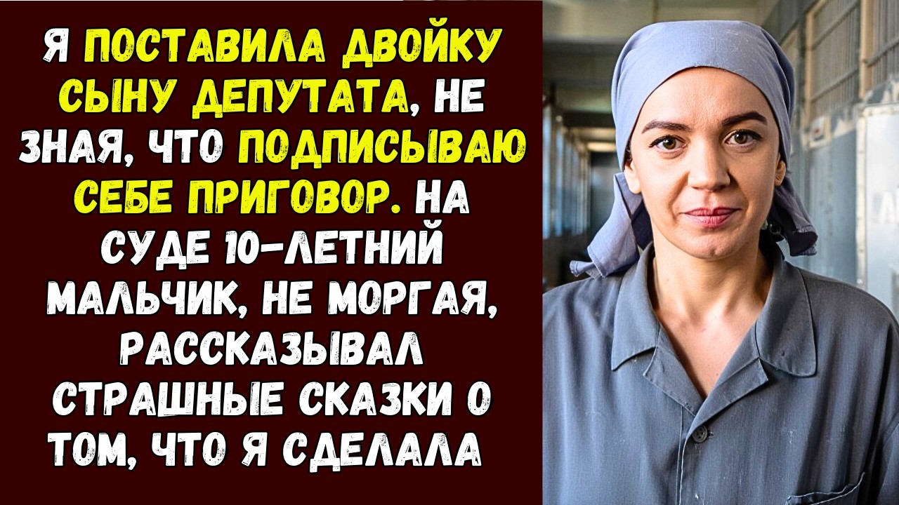 Я поставила двойку сыну депутата, не зная, что подписываю себе приговор. На суде 10-летний мальчик