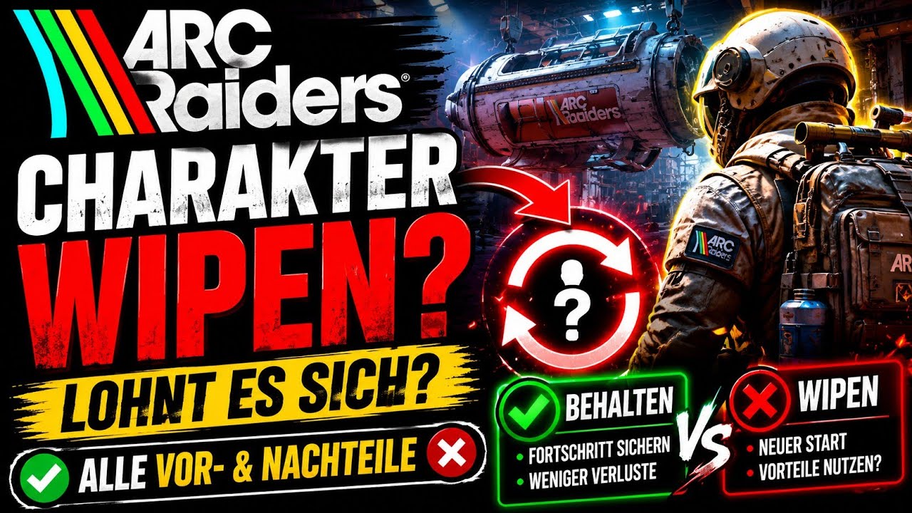 ARC Raiders – Charakter Wipen? Sinnvoll oder Fehler? | Alle Vorteile & Nachteile erklärt | (Deutsch)