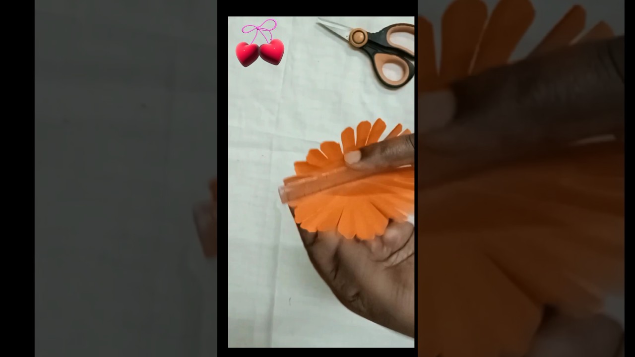 #marrygold #paperflower #craft #ytcraftgalaxy #shortsfeed #viral #youtubeshort #shorts